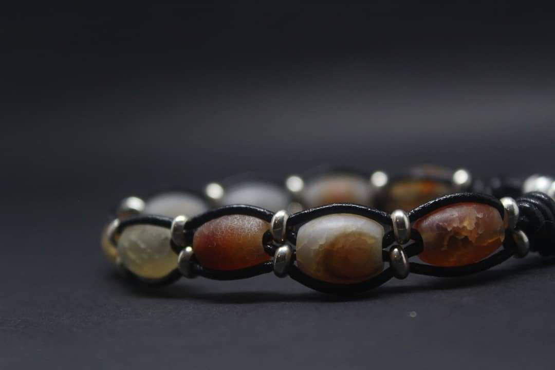 Fire Agate Bracelet